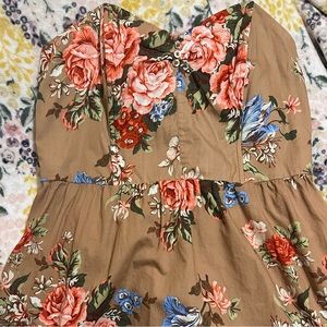 Juniors Size XXL strapless floral dress from Target